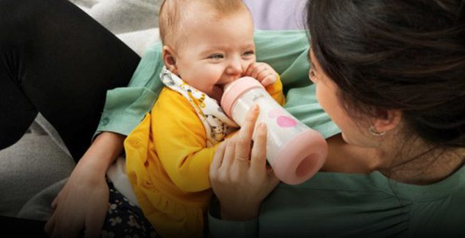 Aleitamento com o biberão